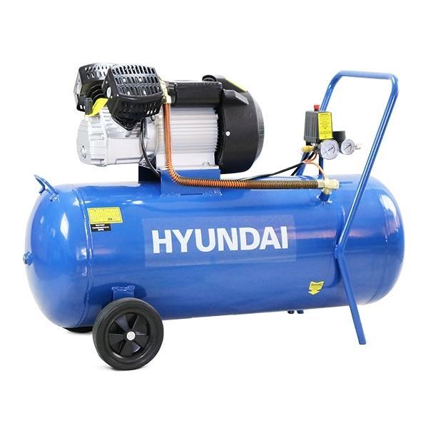 Hyundai Air Compressor | Hyundai 100 Litre 14CFM/116psi, Silenced, V Twin, Direct Drive 3hp | 2 Year Platinum Warranty