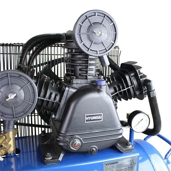 Hyundai Air Compressor Petrol 7hp | Hyundai 90 Litre 10.7CFM/145psi | 2 Year Platinum Warranty