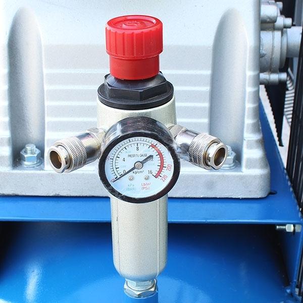 Hyundai Air Compressor Twin Cylinder Belt Drive 14hp | Hyundai 200L 29CFM/145psi | 2 Year Platinum Warranty