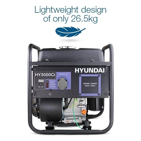 Hyundai Converter Generator 212cc 7hp | Hyundai 3000W | 3 Year Platinum Warranty