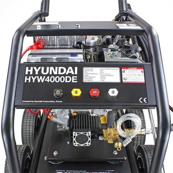 Hyundai Diesel Pressure Washer 498cc | Hyundai 4000psi | | Excellent Patio Cleaner | 1 Year Platinum Warranty