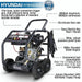 Hyundai Diesel Pressure Washer 498cc | Hyundai 4000psi | | Excellent Patio Cleaner | 1 Year Platinum Warranty