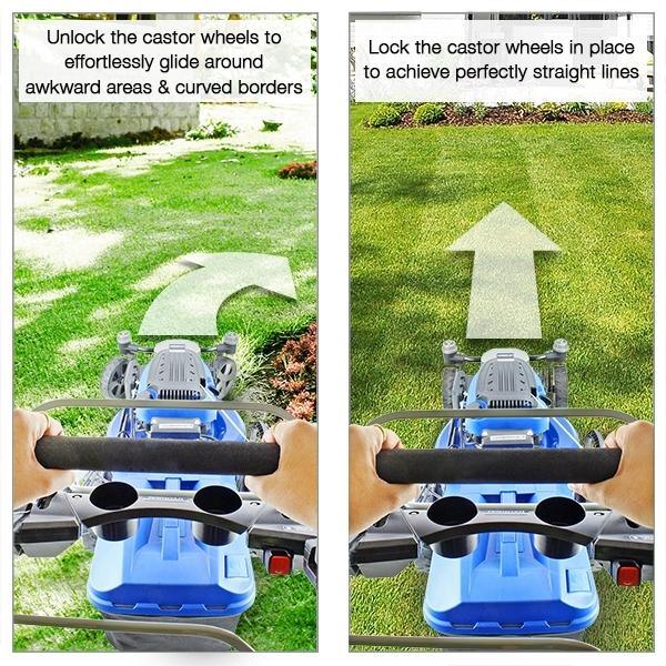 Hyundai Electric-Start Self-Propelled Petrol Lawnmower | Hyundai 20"/51cm 196cc | 3 Year Platinum Warranty