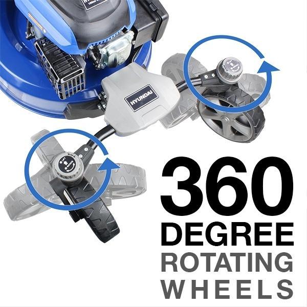 Hyundai Electric-Start Self-Propelled Petrol Lawnmower | Hyundai 20"/51cm 196cc | 3 Year Platinum Warranty