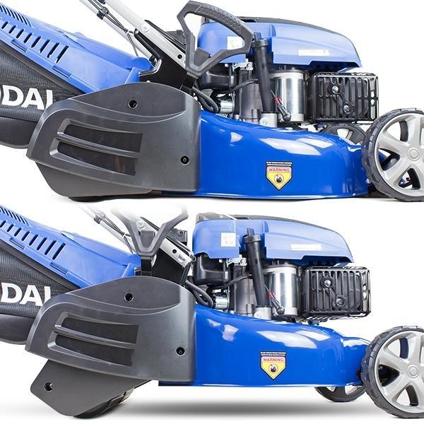Hyundai Electric-Start Self-Propelled Petrol Roller Lawnmower | Hyundai 17"/43cm 139cc | 3 Year Platinum Warranty