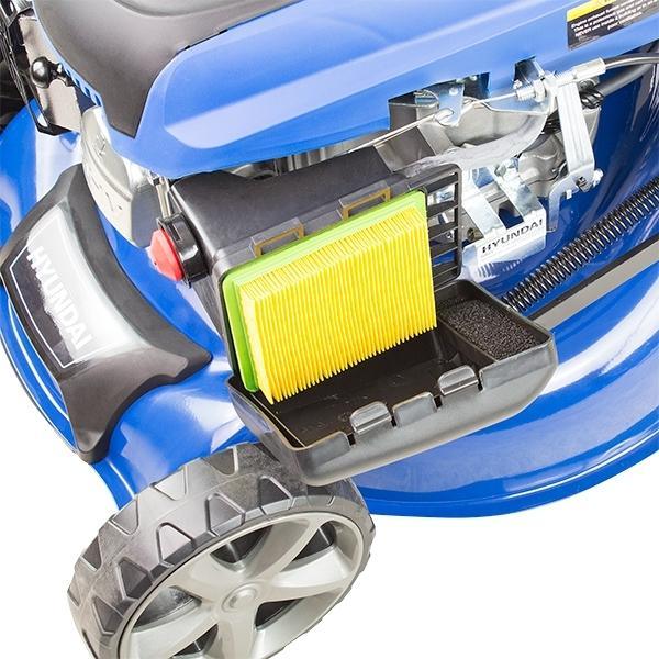 Hyundai Electric-Start Self-Propelled Petrol Roller Lawnmower | Hyundai 17"/43cm 139cc | 3 Year Platinum Warranty