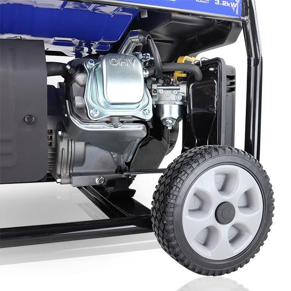 Hyundai Electric Start Site Petrol Generator | Hyundai 3.2kW / 4kVa* | 3 Year Platinum Warranty