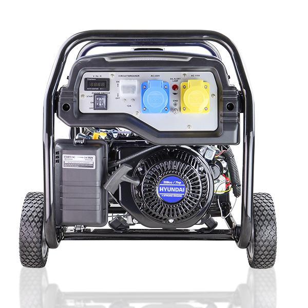 Hyundai Electric Start Site Petrol Generator | Hyundai 3.2kW / 4kVa* | 3 Year Platinum Warranty
