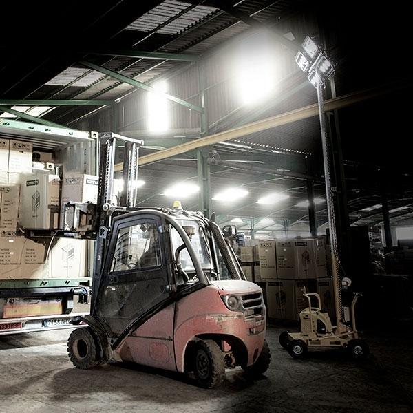 Hyundai LED Mobile Lighting Tower | Hyundai Evopower 600W | 2 Year Platinum Warranty (Generator not included)