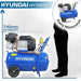 Hyundai Litre Air Compressor | Hyundai 50 14CFM/116psi, Direct Drive V-Twin, 3HP | 2 Year Platinum Warranty