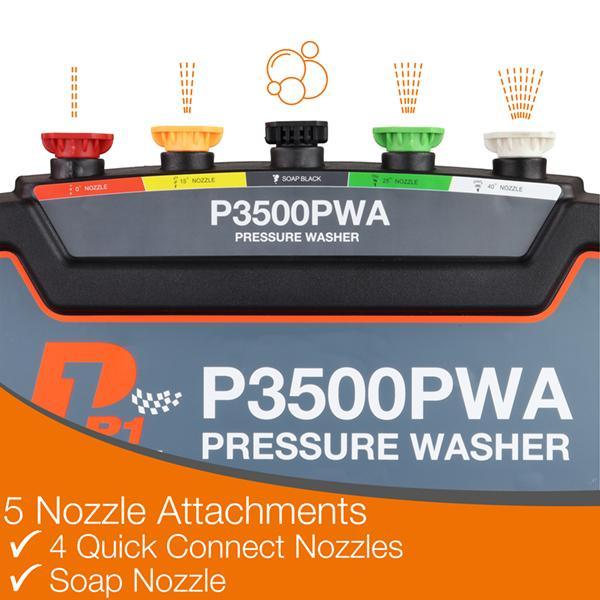 Hyundai P1 Petrol Pressure Washer | Hyundai 3000psi / 207 bar IC210 Engine | Excellent Patio Cleaner | 2 Year Platinum Warranty