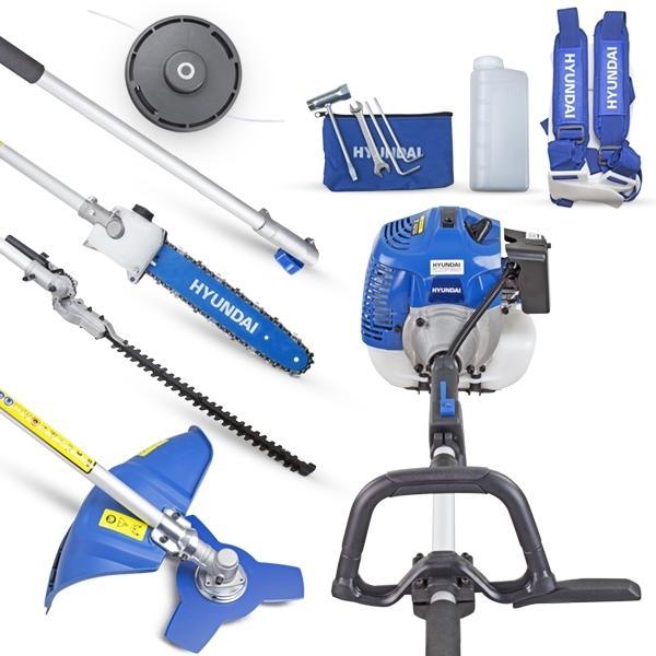 Hyundai Petrol Garden Multi Tool | Hyundai 52cc | 3 Year Platinum Warranty
