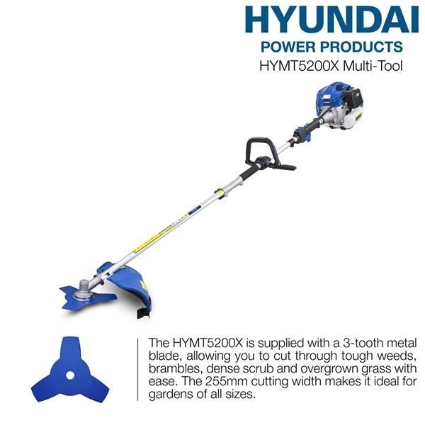 Hyundai Petrol Garden Multi Tool | Hyundai 52cc | 3 Year Platinum Warranty