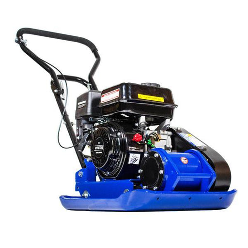 Hyundai Petrol Plate Compactor / Wacker Plate with Wheel Kit and Paving Pad | Hyundai 196cc | 3 Year Platinum Warranty