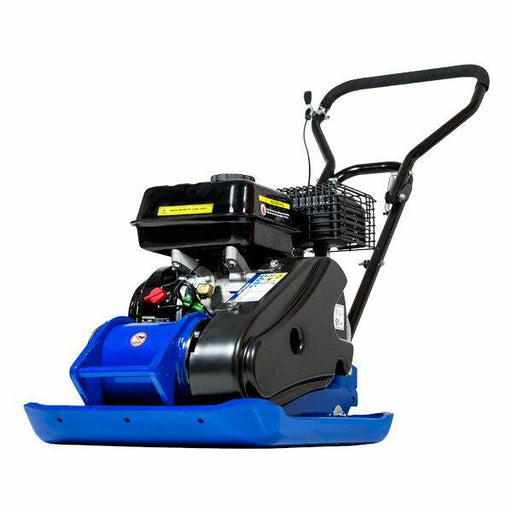 Hyundai Petrol Plate Compactor / Wacker Plate with Wheel Kit and Paving Pad | Hyundai 196cc | 3 Year Platinum Warranty