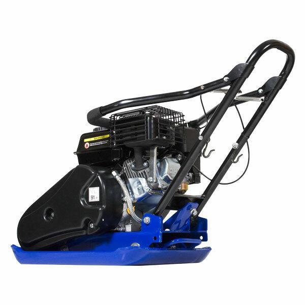 Hyundai Petrol Plate Compactor / Wacker Plate with Wheel Kit and Paving Pad | Hyundai 196cc | 3 Year Platinum Warranty
