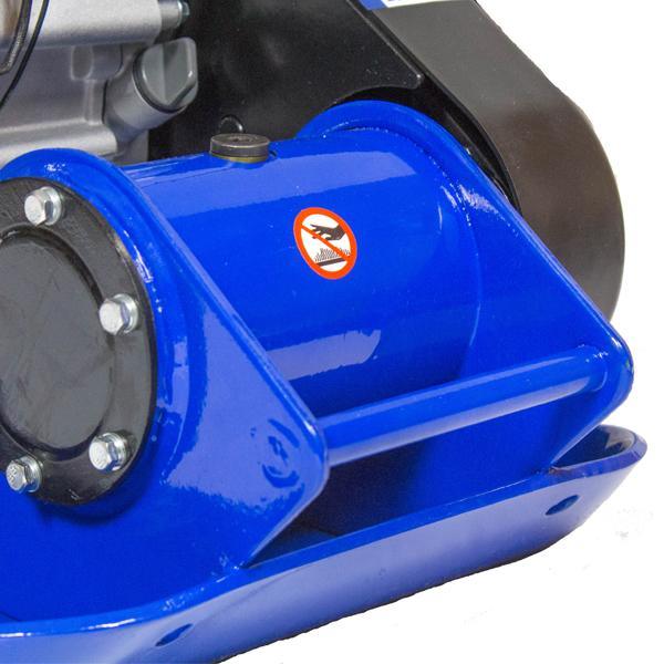 Hyundai Petrol Plate Compactor / Wacker Plate with Wheel Kit and Paving Pad | Hyundai 87cc | 3 Year Platinum Warranty