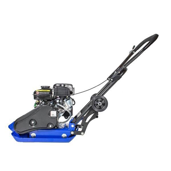 Hyundai Petrol Plate Compactor / Wacker Plate with Wheel Kit and Paving Pad | Hyundai 87cc | 3 Year Platinum Warranty