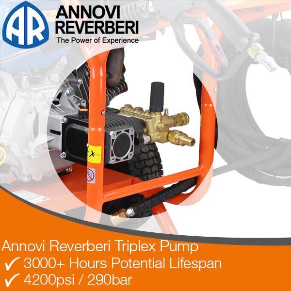Hyundai Petrol Pressure Washer Sale | P1 4200psi / 290bar | Excellent Patio Cleaner | 2 Year Platinum Warranty