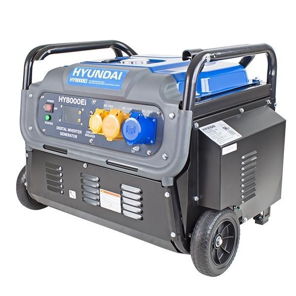 HYUNDAI Portable Petrol Inverter Generator 230v/115v | HYUNDAI 7500W | 3 Year Platinum Warranty
