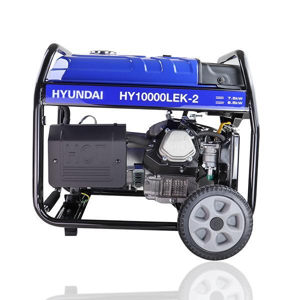 Hyundai Recoil and Electric Start Site Petrol Generator | Hyundai The 8kW/10kVA* | 3 Year Platinum Warranty