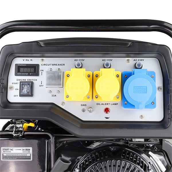 Hyundai Recoil and Electric Start Site Petrol Generator | Hyundai The 8kW/10kVA* | 3 Year Platinum Warranty
