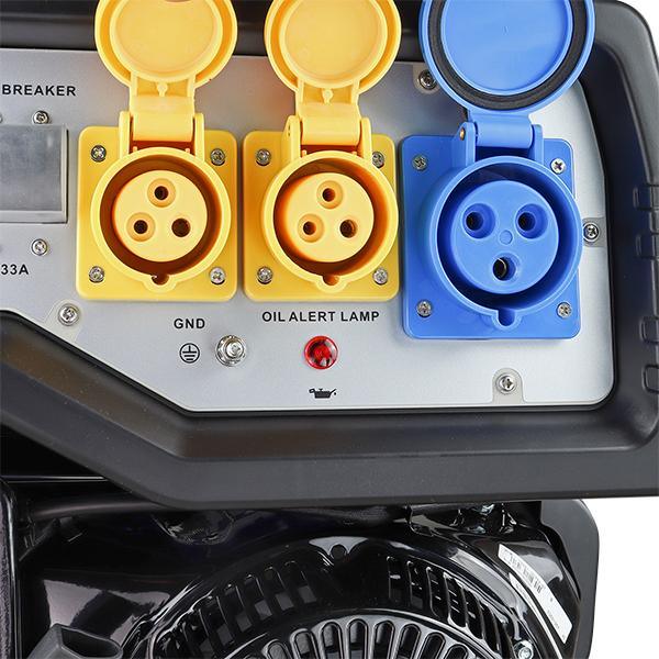 Hyundai Recoil and Electric Start Site Petrol Generator | Hyundai The 8kW/10kVA* | 3 Year Platinum Warranty
