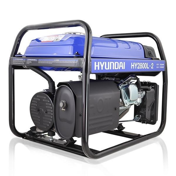Hyundai Recoil Start Site Petrol Generator | Hyundai 2.2kW / 2.75kVa* | 3 Year Platinum Warranty