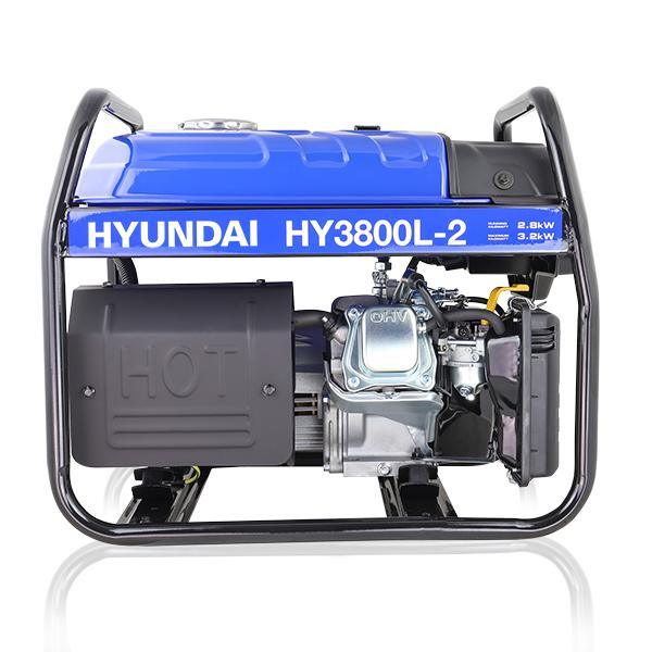 Hyundai Recoil Start Site Petrol Generator | Hyundai 3.2kW / 4kVa* | 2 Year Platinum Warranty