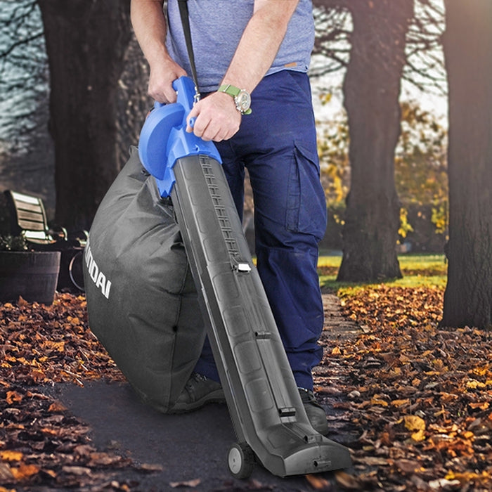 Hyundai 3-in-1 Electric Garden Vacuum, Leaf Blower and Mulcher | HYBV3000E | 3 Year Warranty