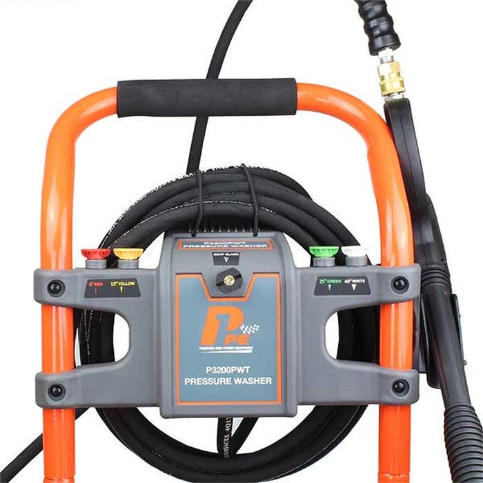 P1 Petrol Pressure Washer 3200psi / 214 bar | Hyundai 7hp 212cc Engine | P3200PWT | 2 Year Warranty