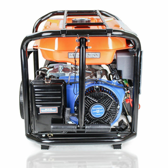 Petrol Generator (Powered by Hyundai) Recoil and Electric Start Site P1 7.9kW / 9.8kVA* | P10000LE  | 2 Year Warranty